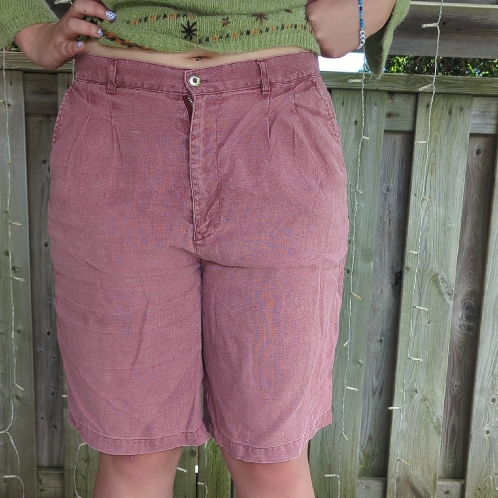 Pink Hemp Shorts